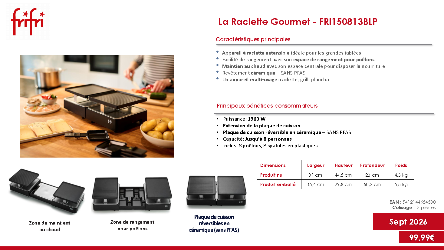 Fiche technique fournisseur