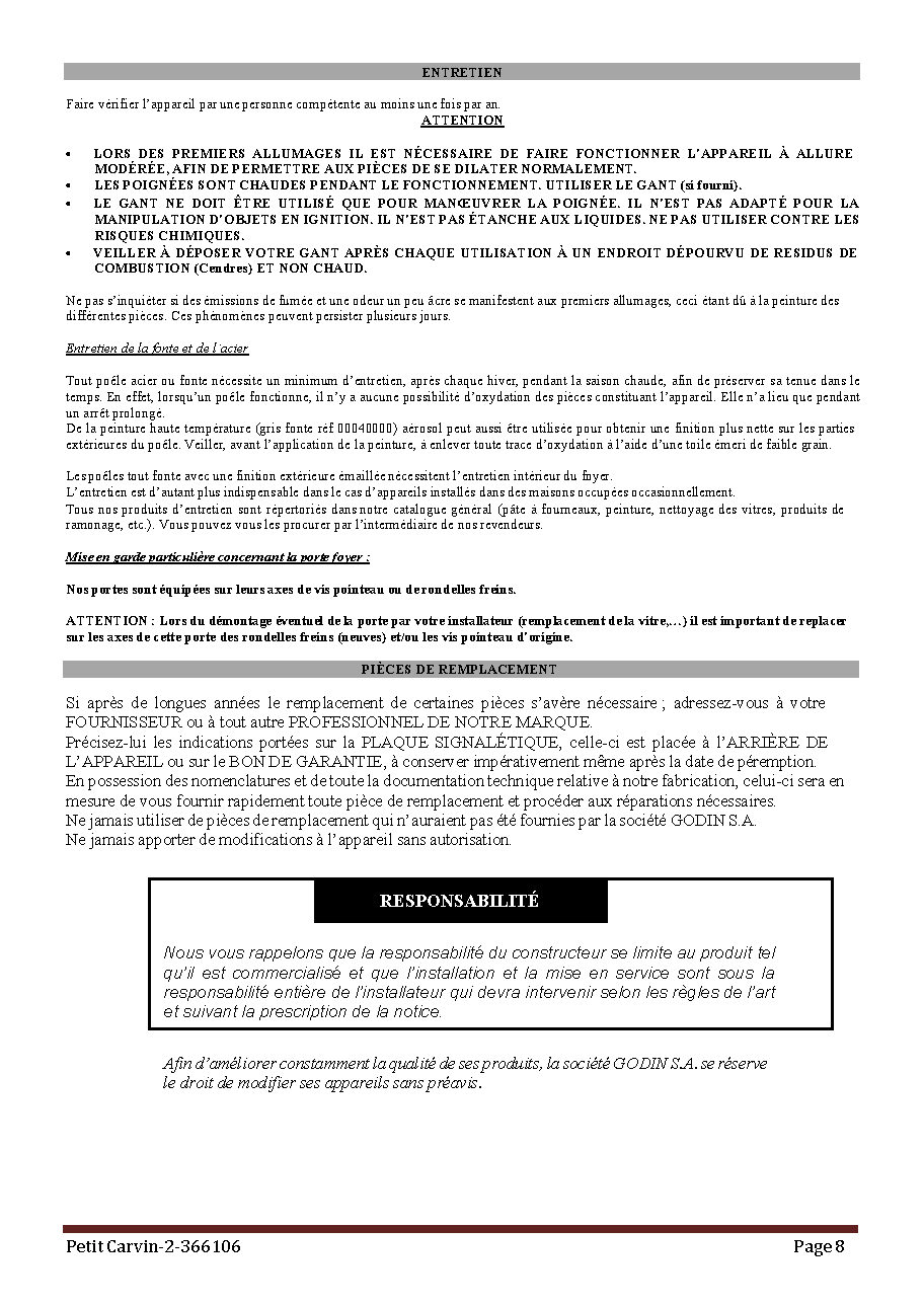 Fiche technique fournisseur