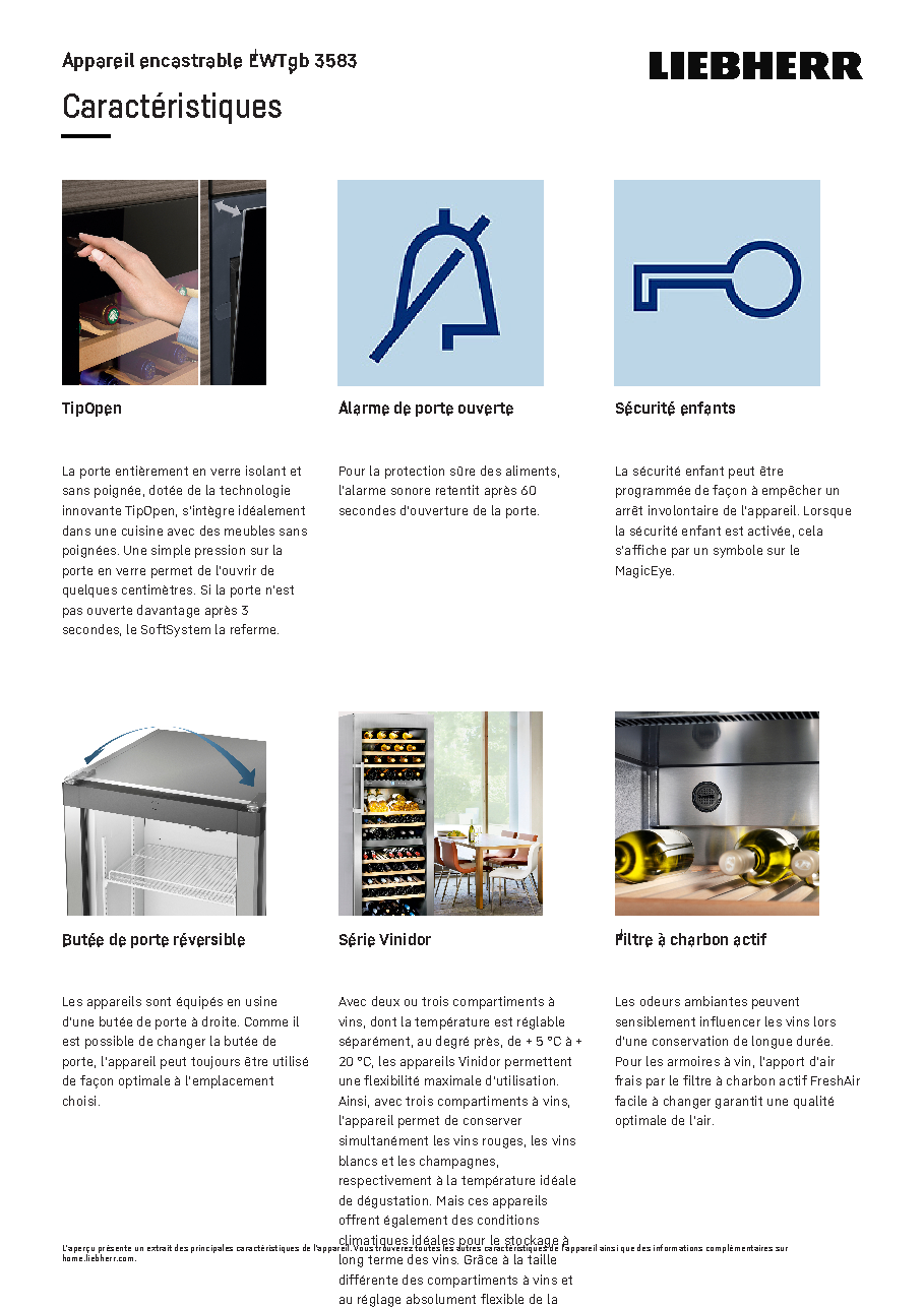 Fiche technique fournisseur