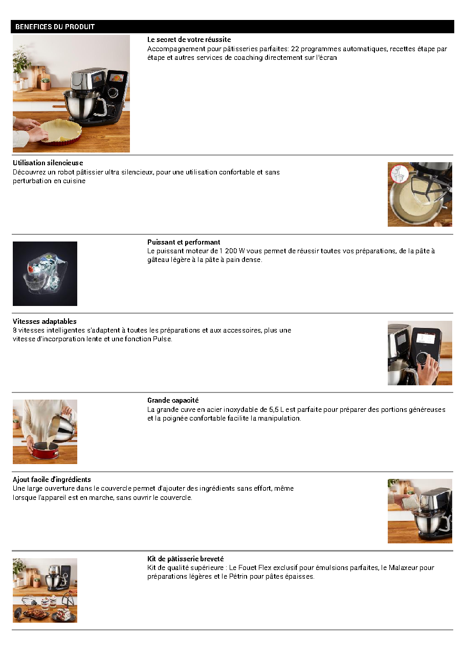 Fiche technique fournisseur