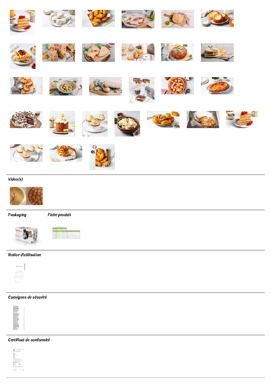 Fiche technique fournisseur