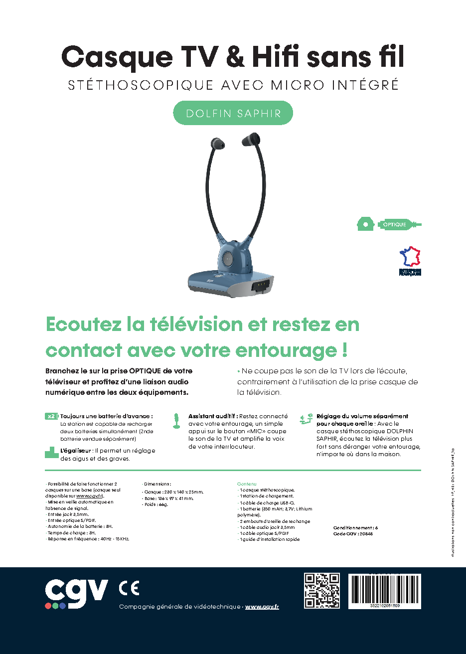 Fiche technique fournisseur