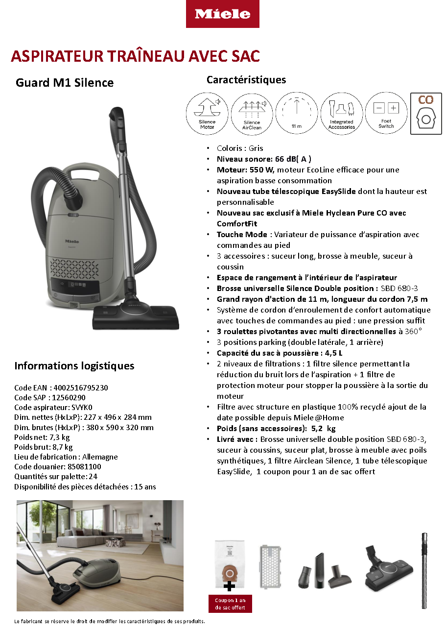 Fiche technique fournisseur