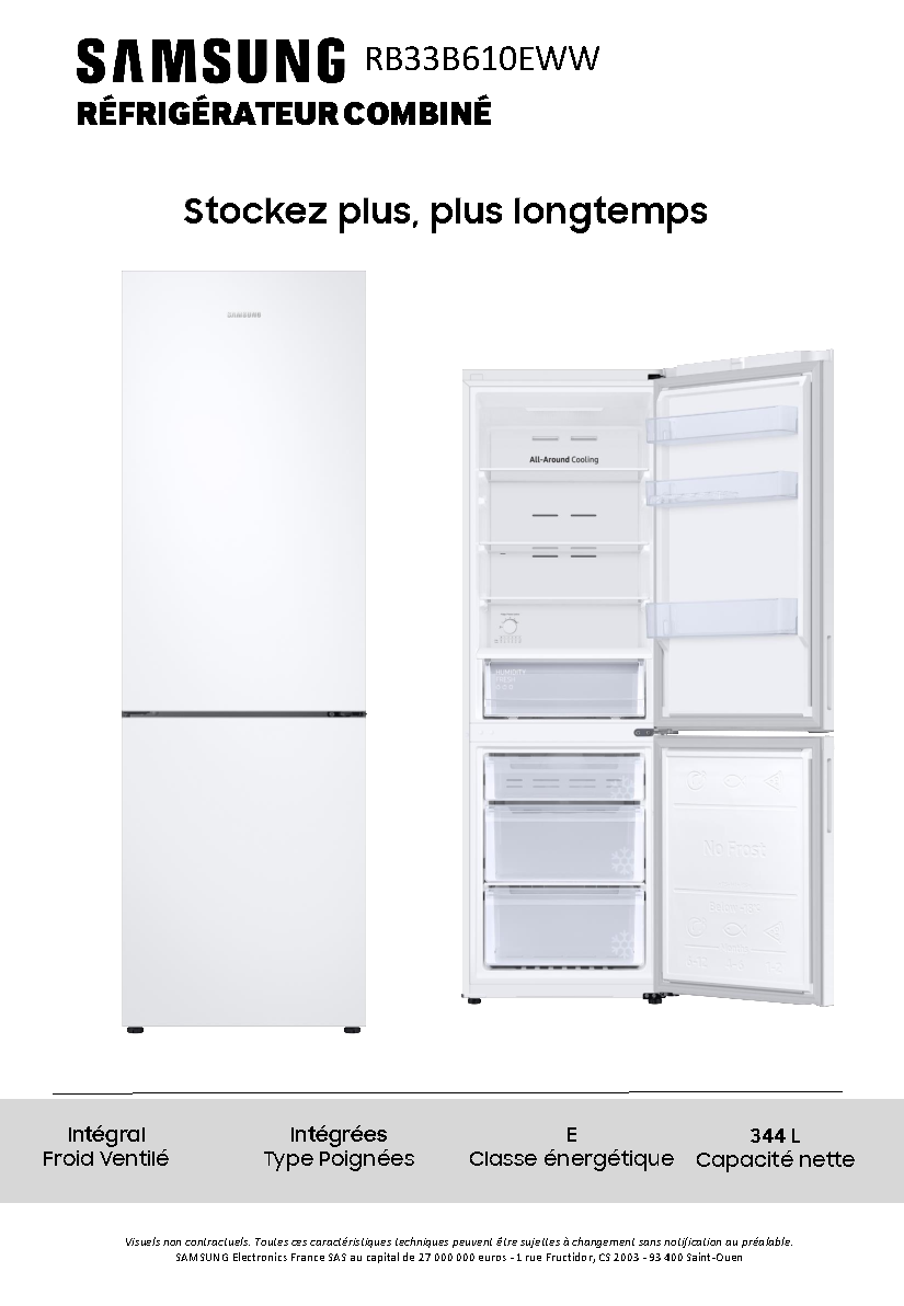 Fiche technique fournisseur