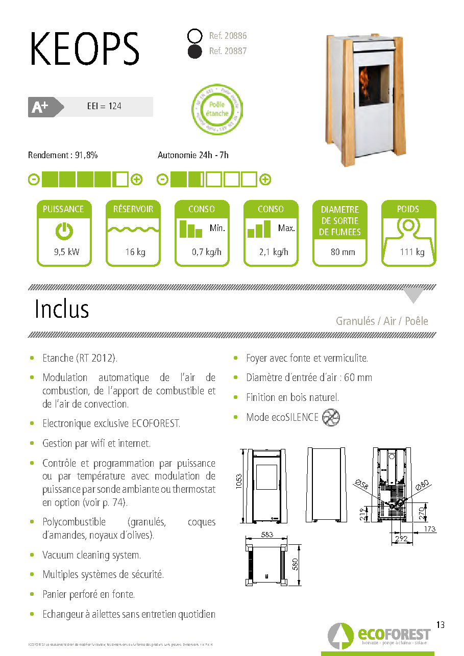 Fiche technique fournisseur