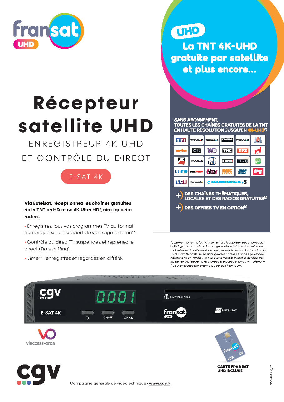 Fiche technique fournisseur
