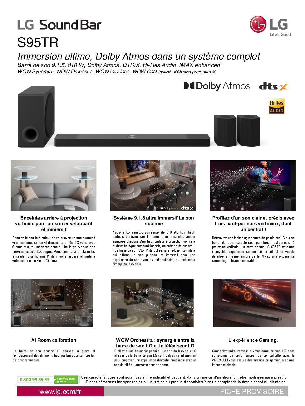 Fiche technique fournisseur