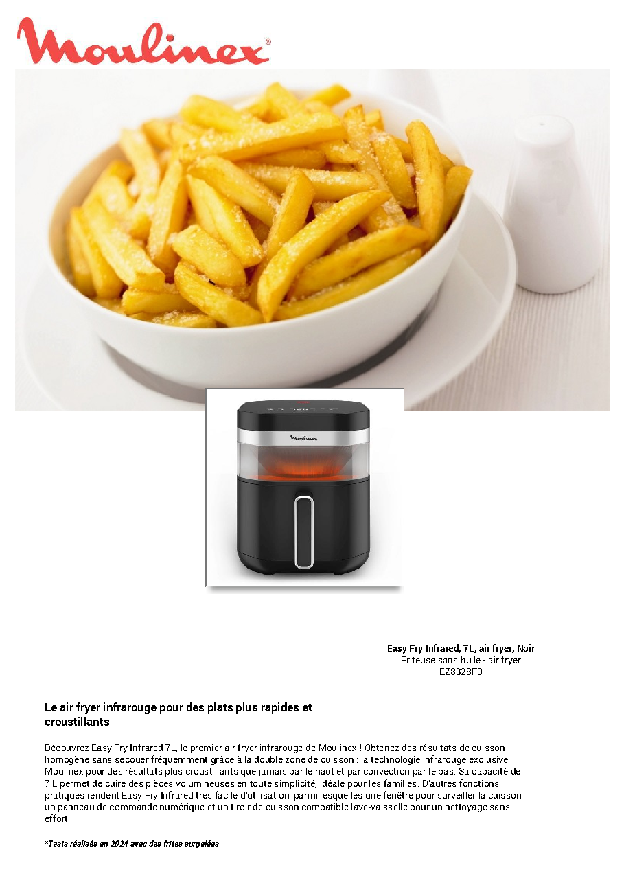 Fiche technique fournisseur