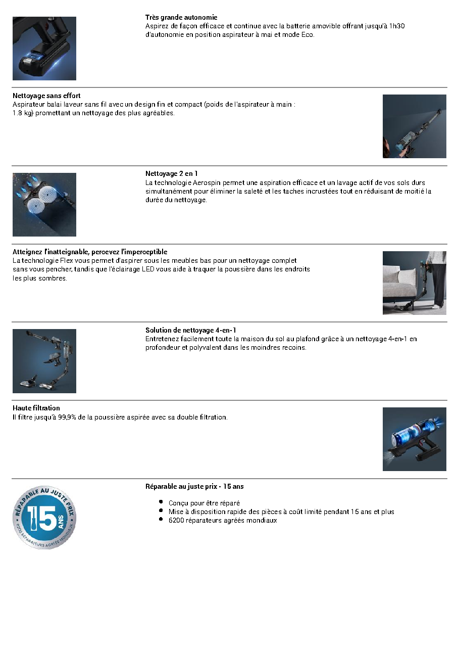 Fiche technique fournisseur
