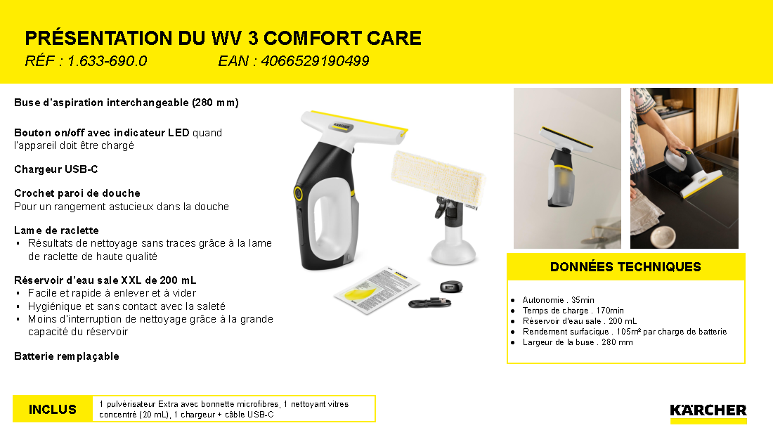 Fiche technique fournisseur