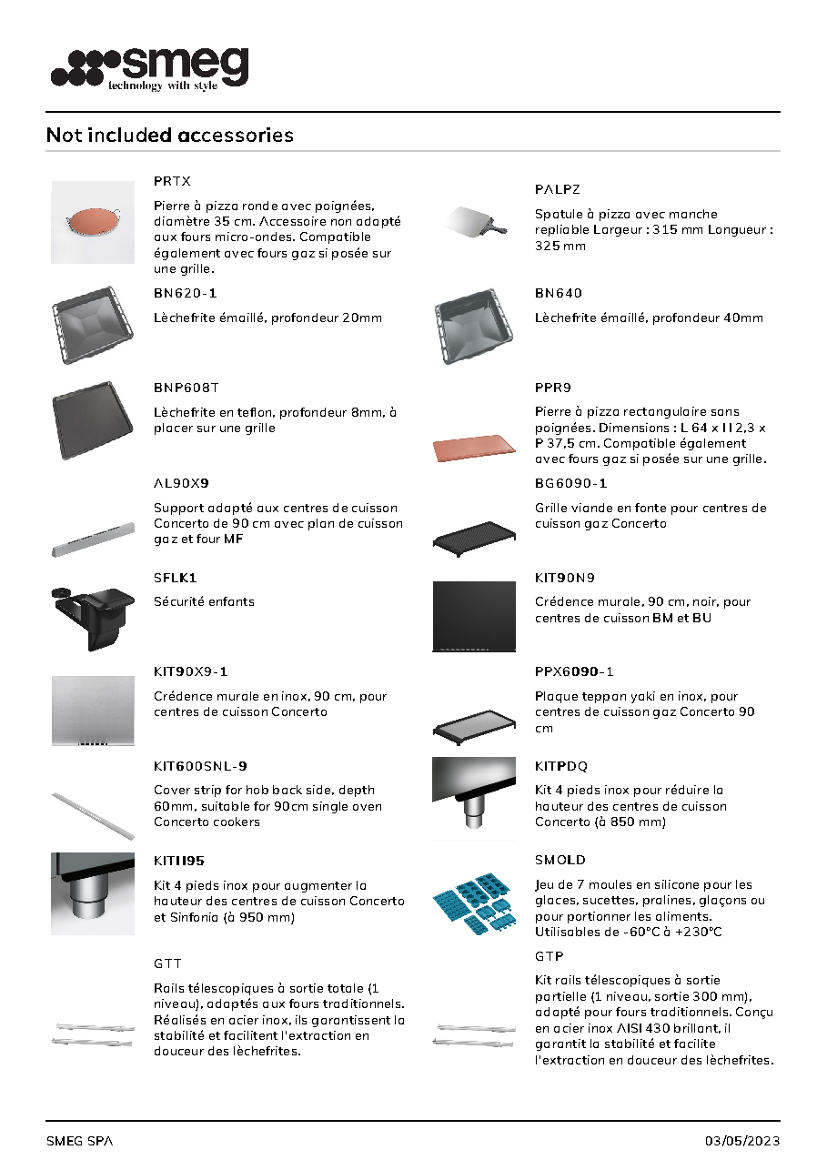 Fiche technique fournisseur