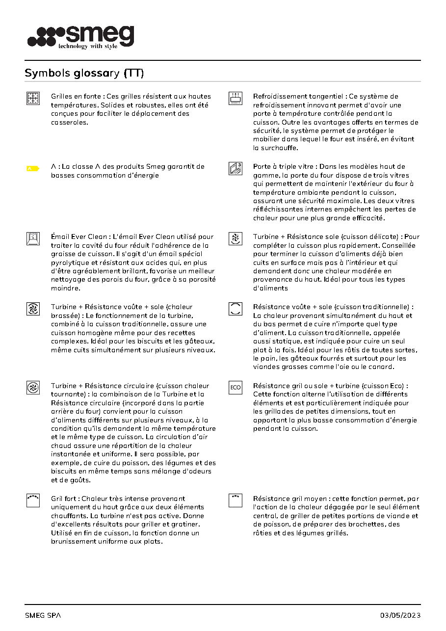Fiche technique fournisseur