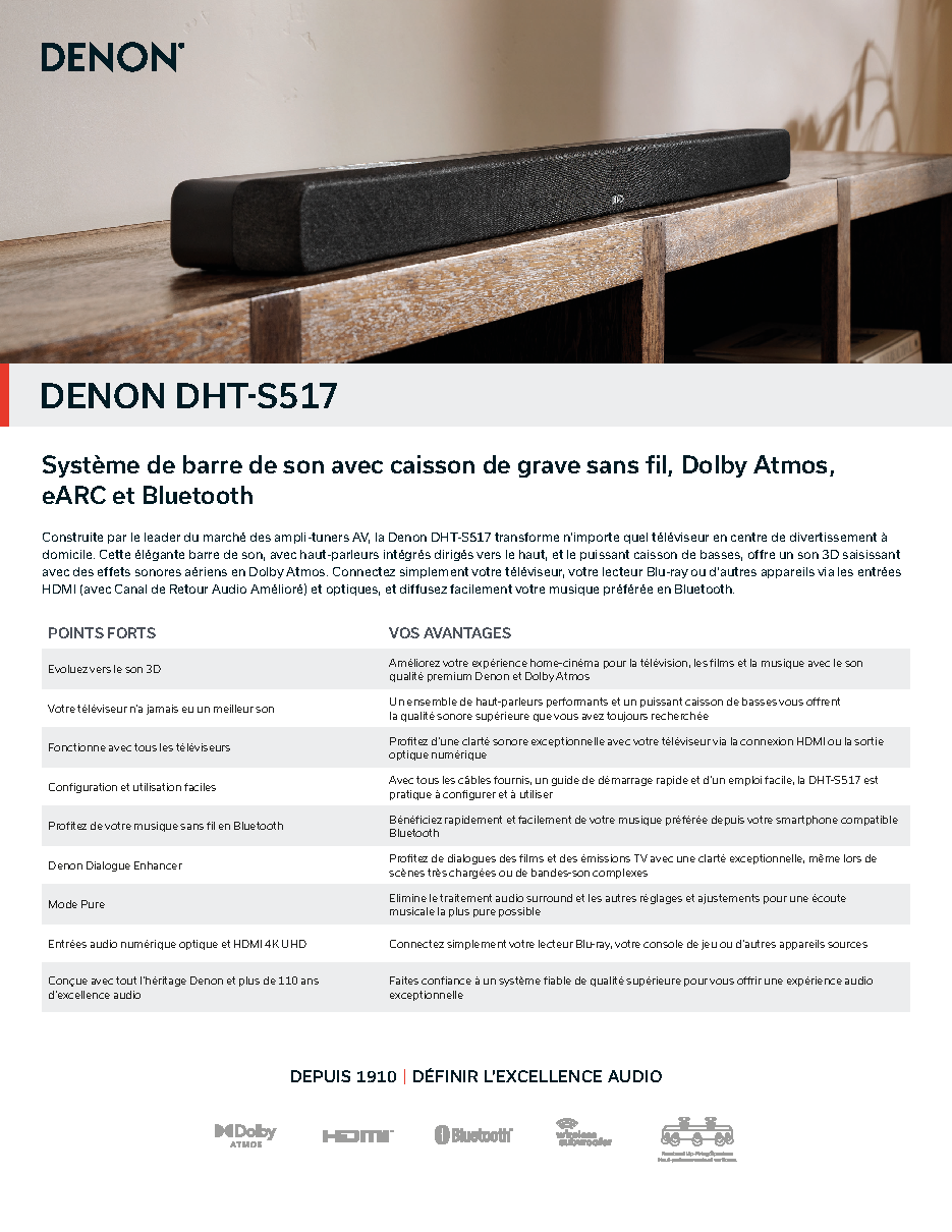 Fiche technique fournisseur
