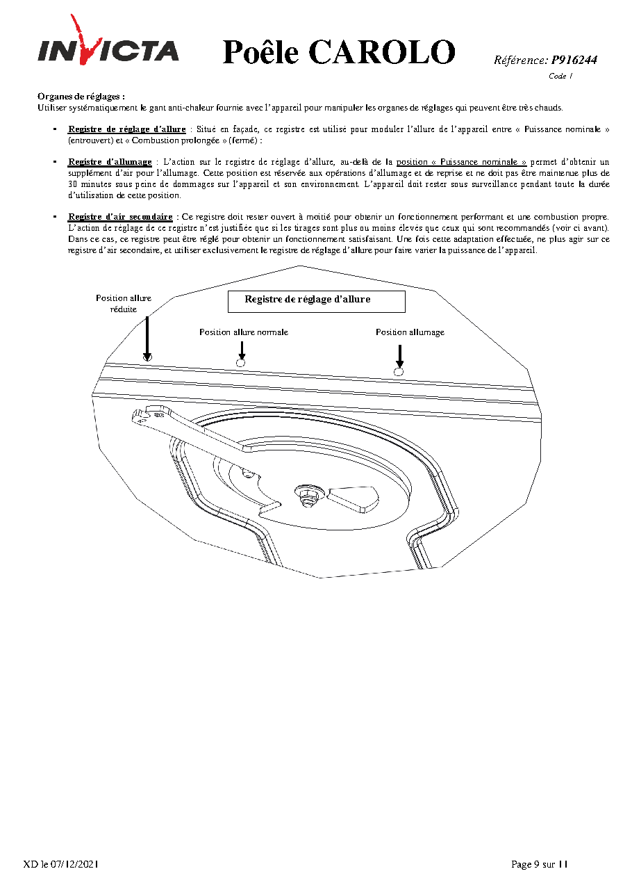 Fiche technique fournisseur