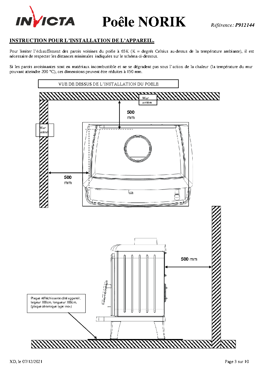 Fiche technique fournisseur