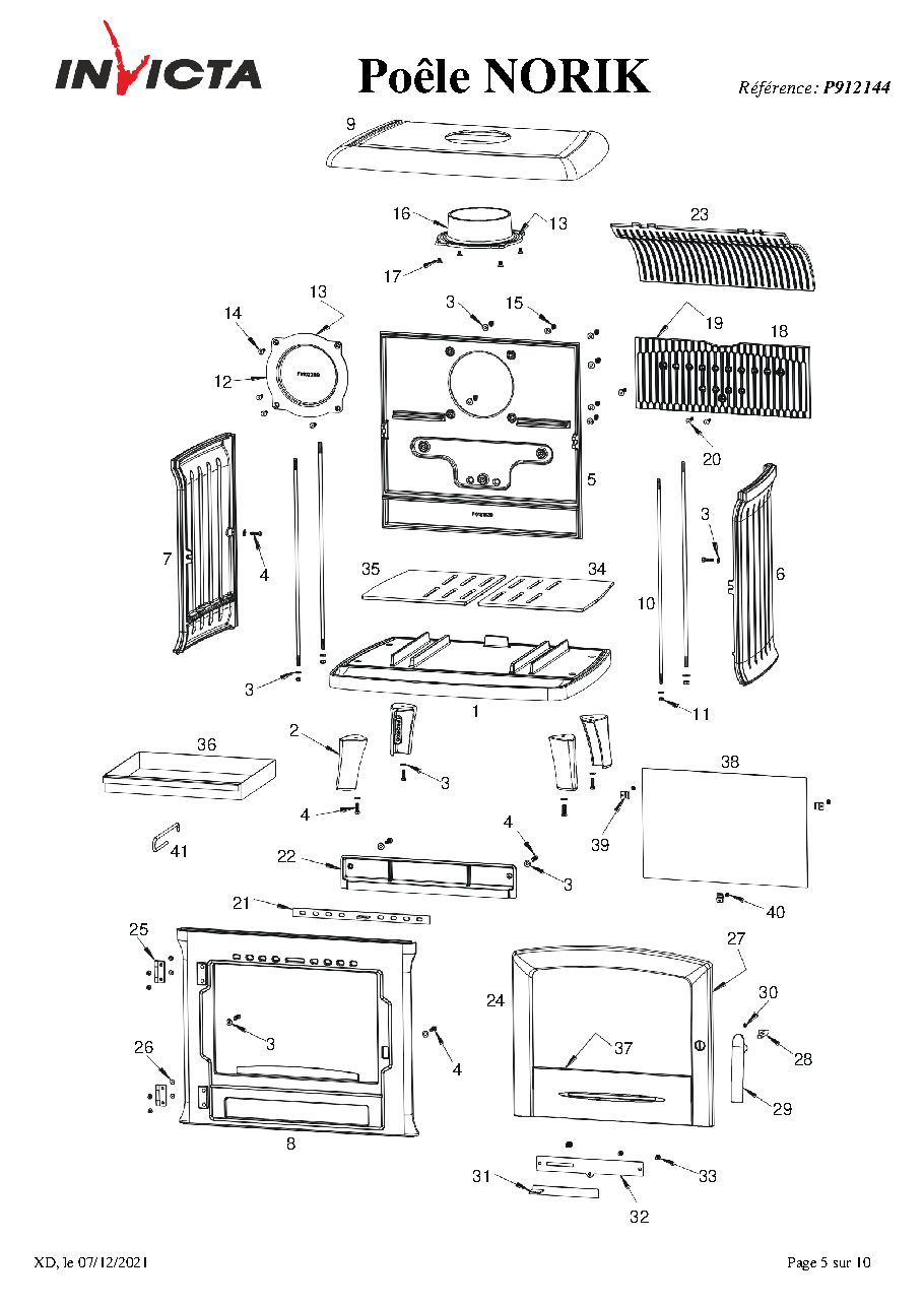 Fiche technique fournisseur