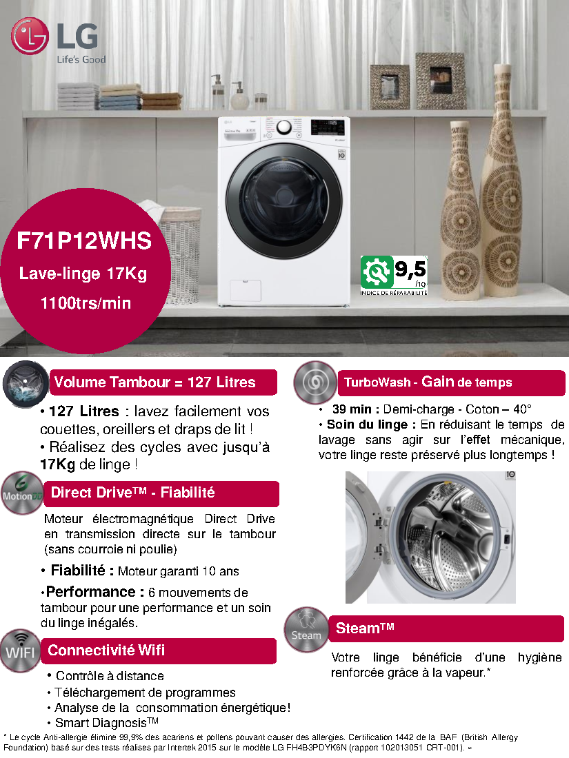 Fiche technique fournisseur