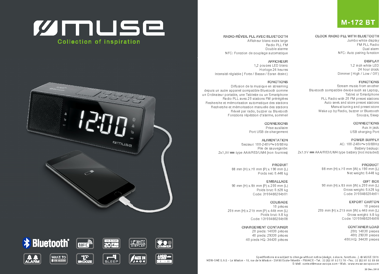 Fiche technique fournisseur