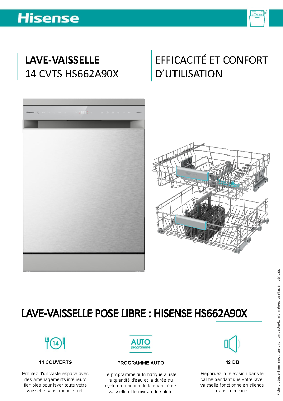 Fiche technique fournisseur