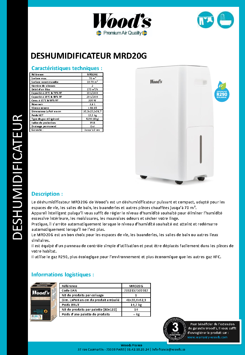Fiche technique fournisseur