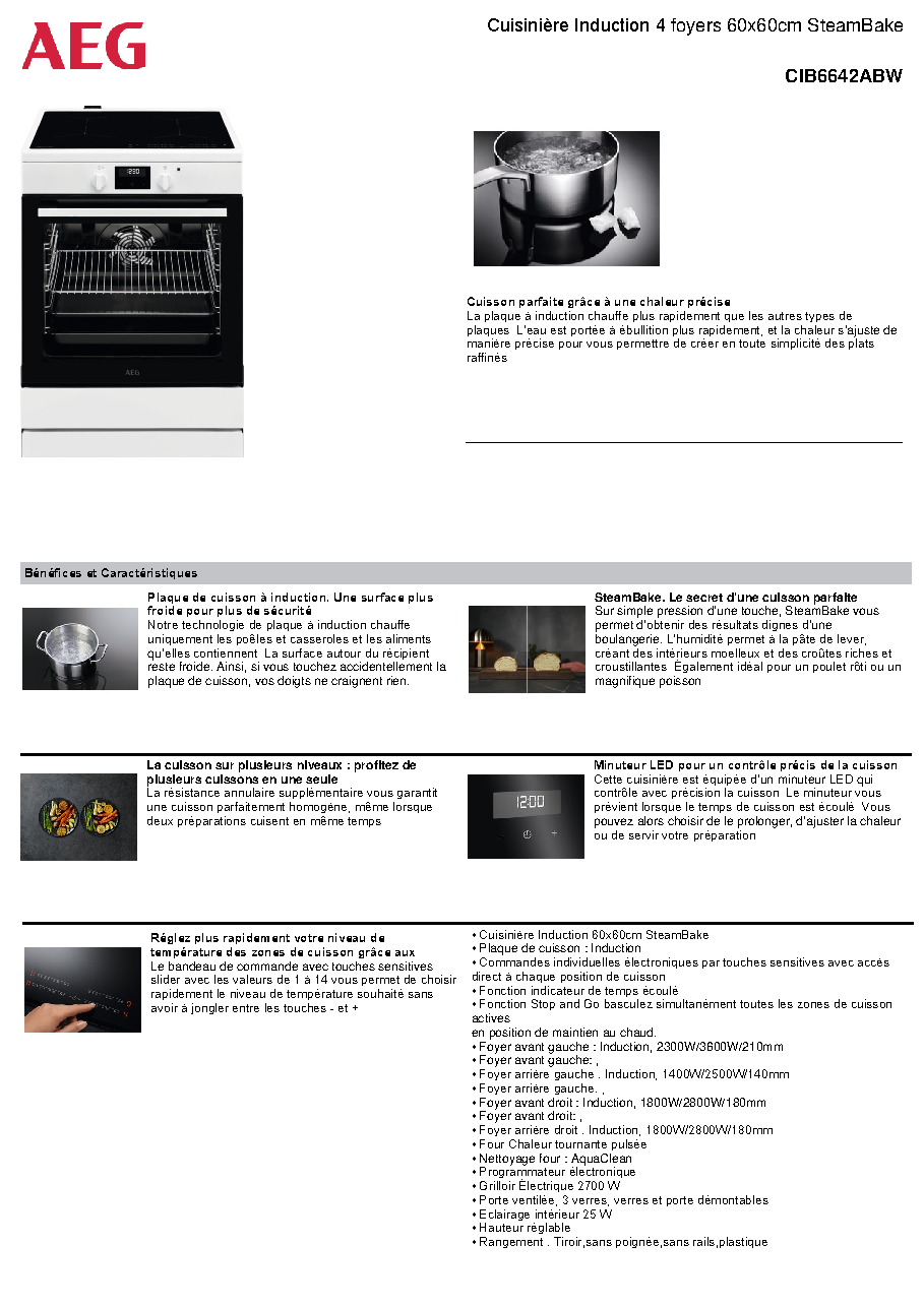 Fiche technique fournisseur