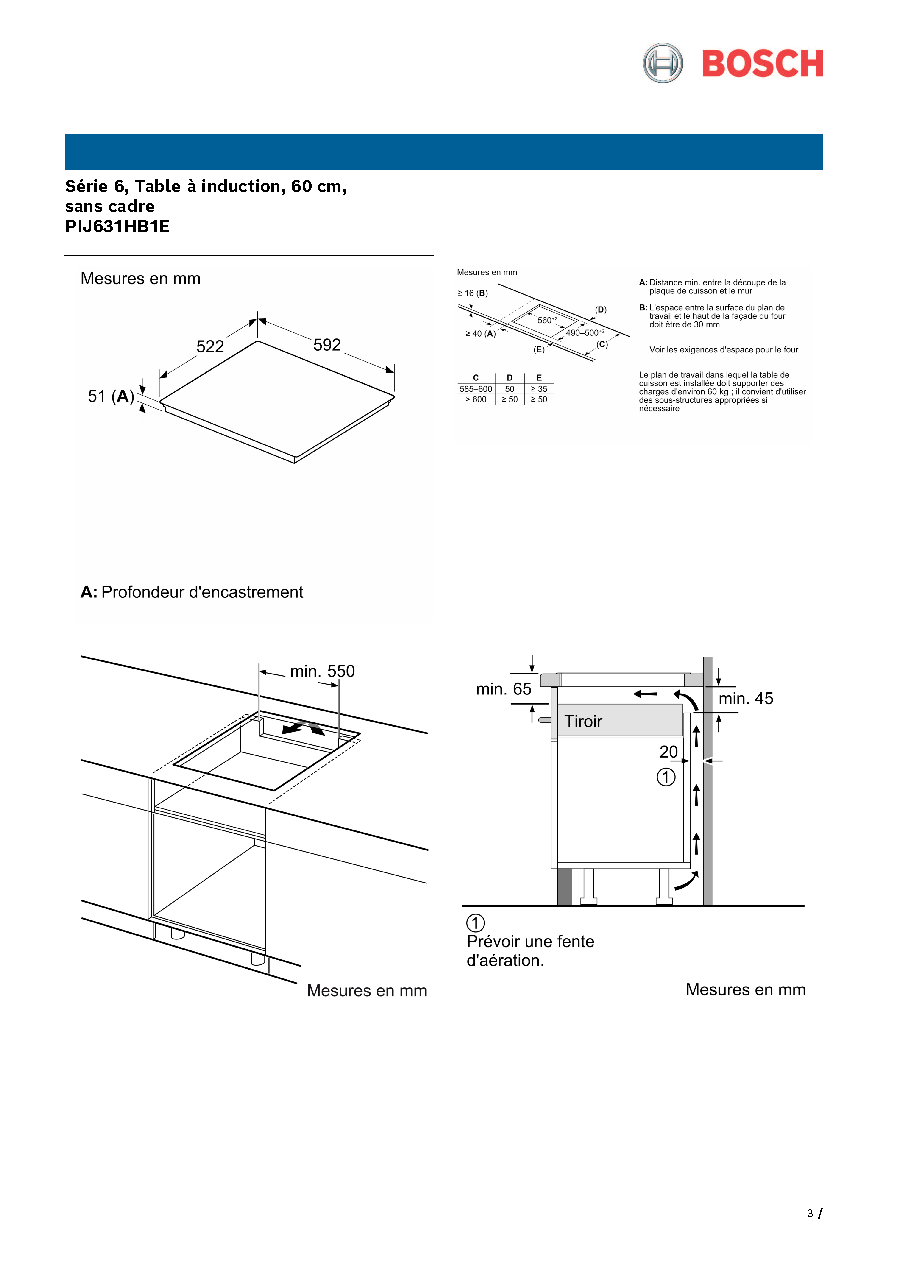 Fiche technique fournisseur