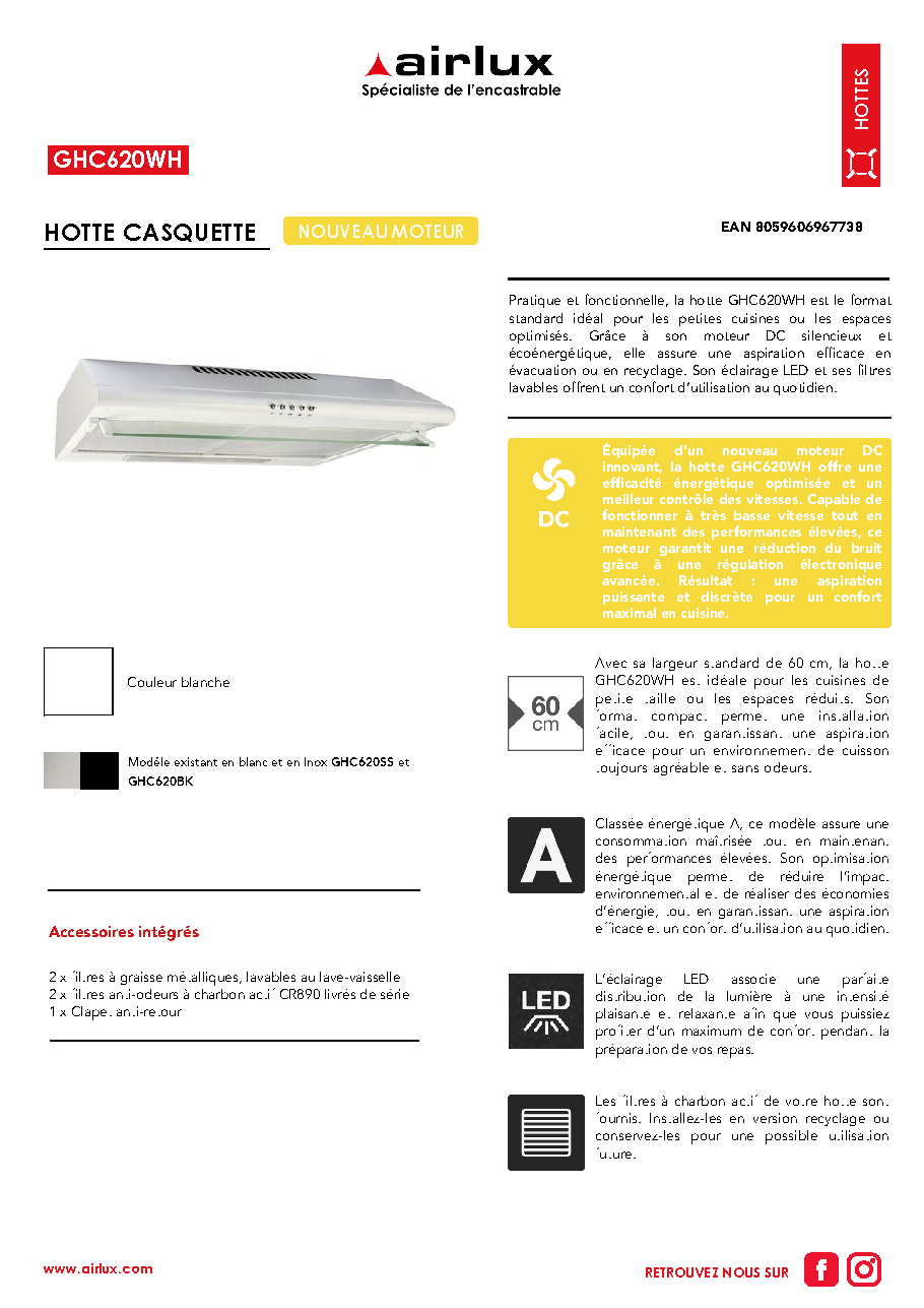 Fiche technique fournisseur