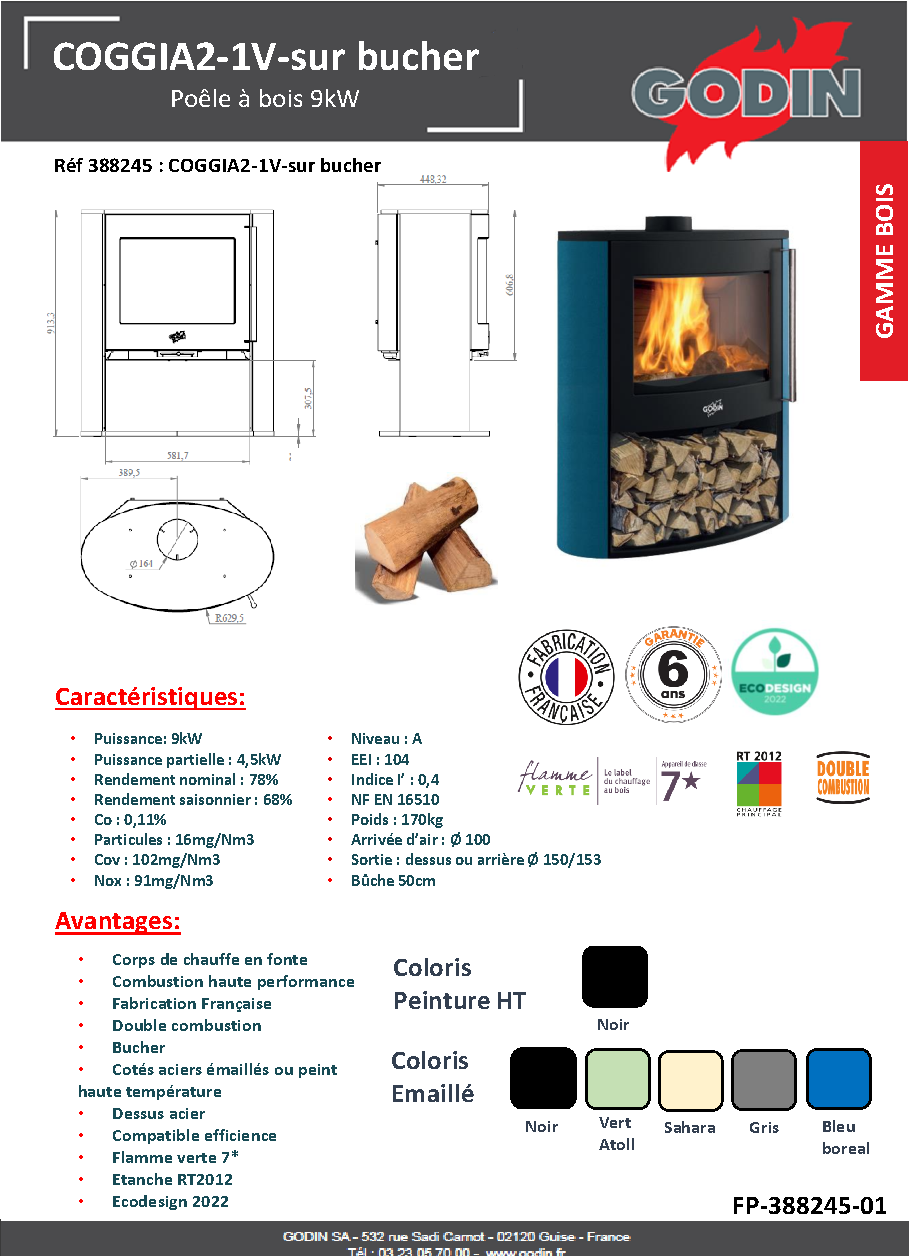 Fiche technique fournisseur