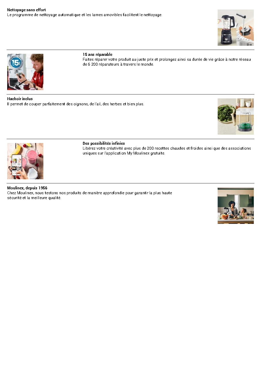 Fiche technique fournisseur