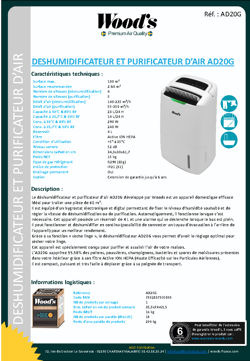 Fiche technique fournisseur