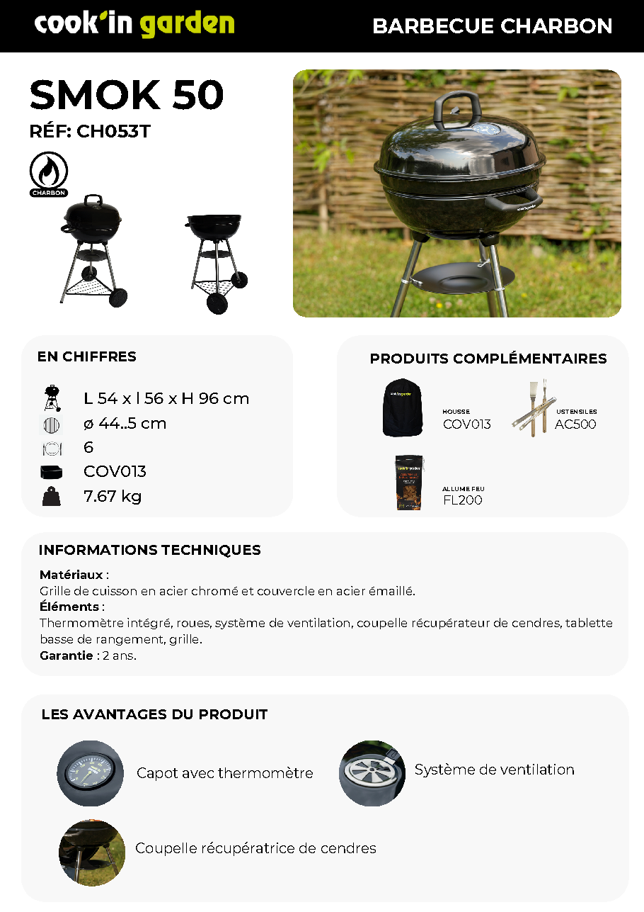 Fiche technique fournisseur