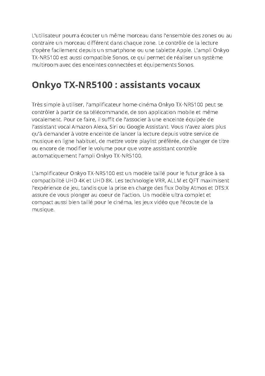 Fiche technique fournisseur