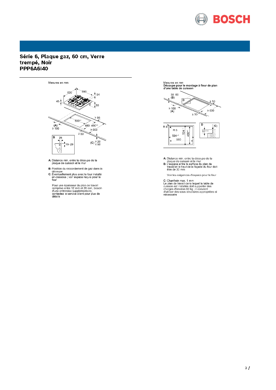 Fiche technique fournisseur