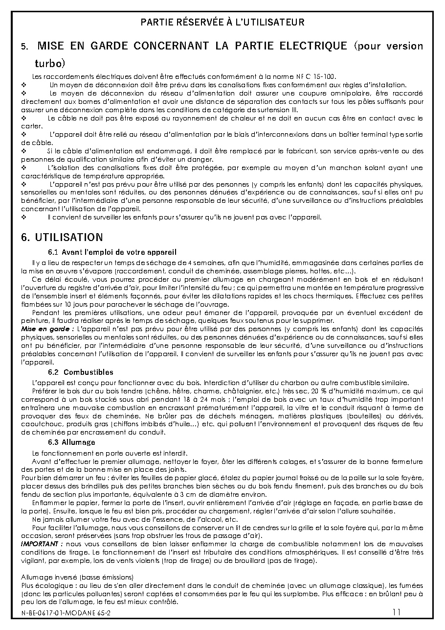 Fiche technique fournisseur