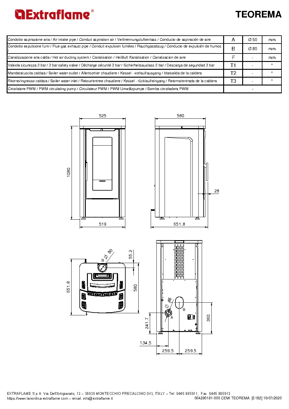 Fiche technique fournisseur
