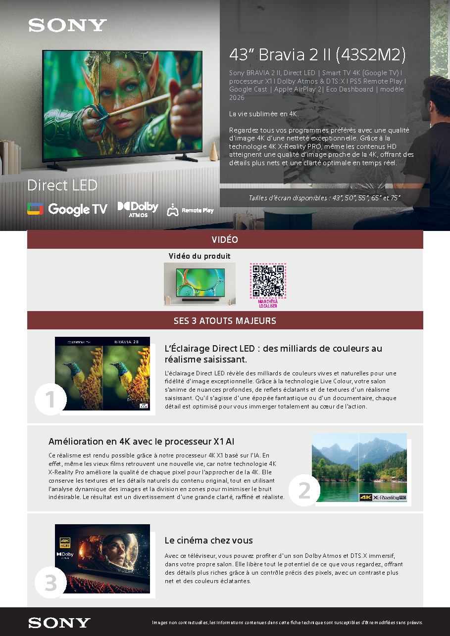 Fiche technique fournisseur