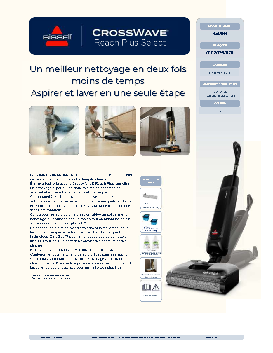 Fiche technique fournisseur