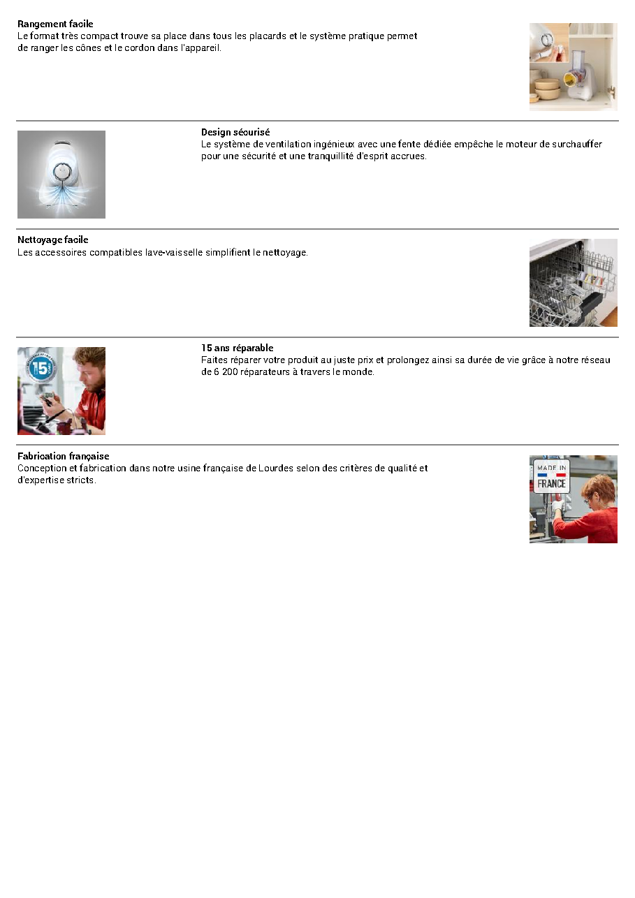 Fiche technique fournisseur