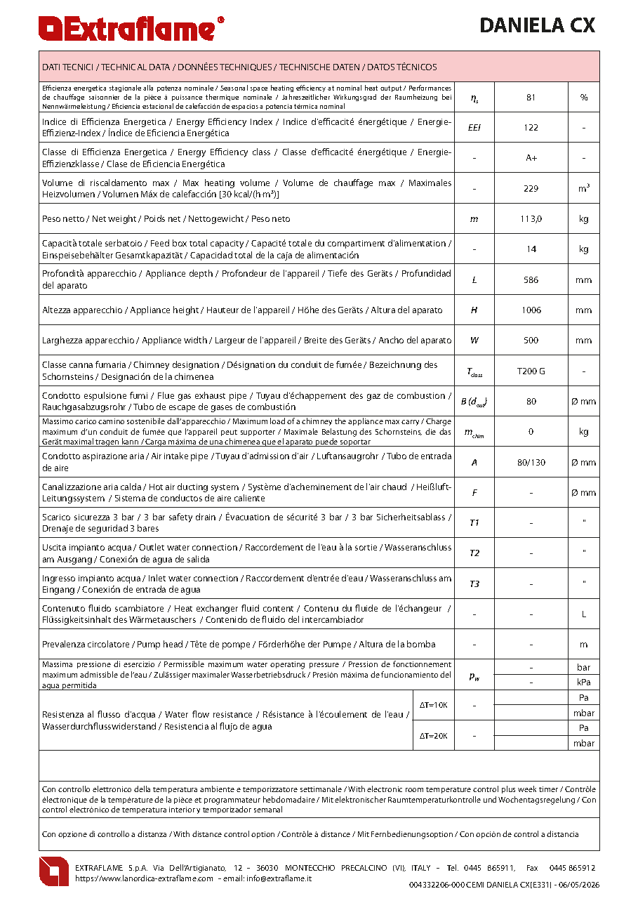 Fiche technique fournisseur