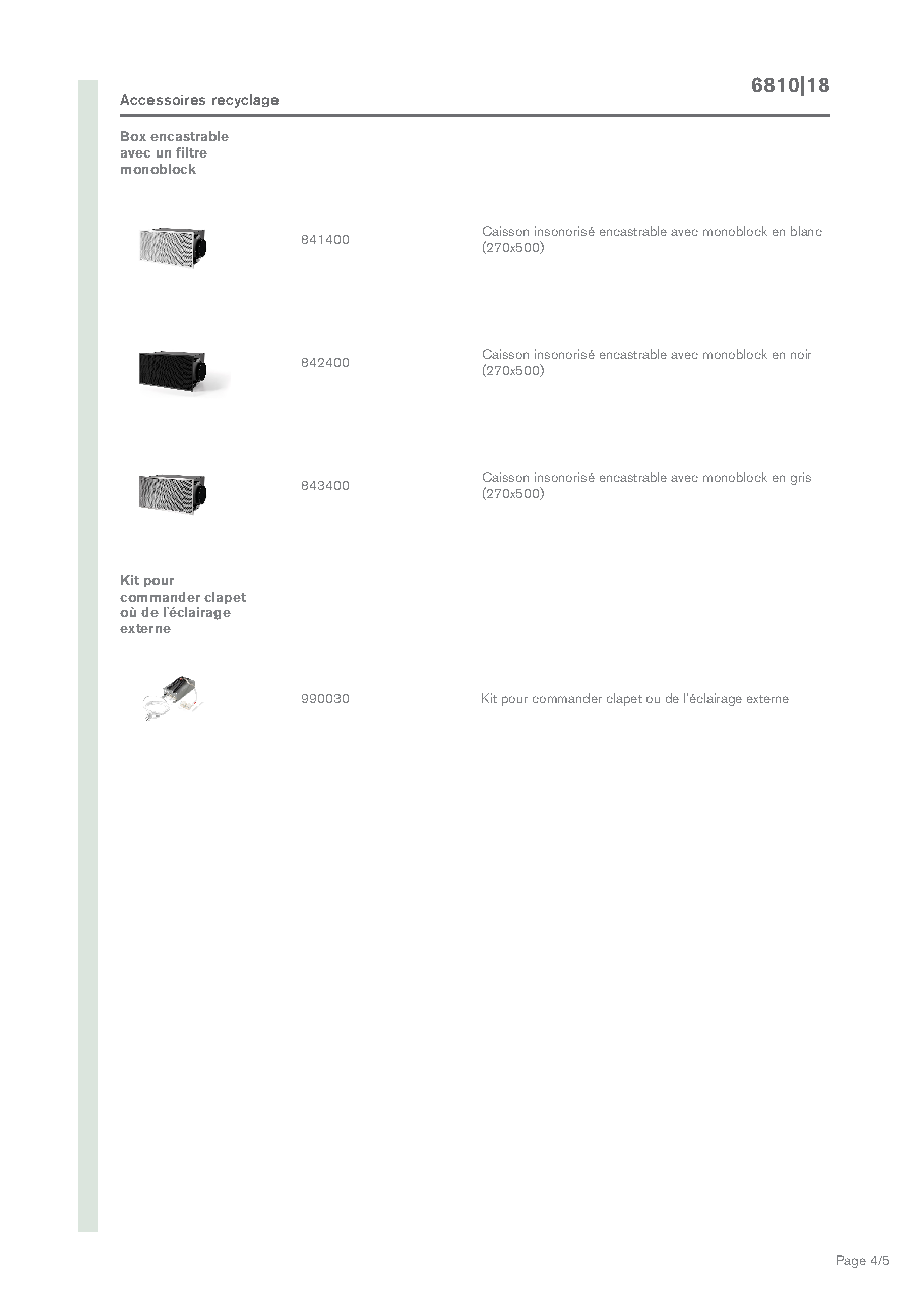 Fiche technique fournisseur