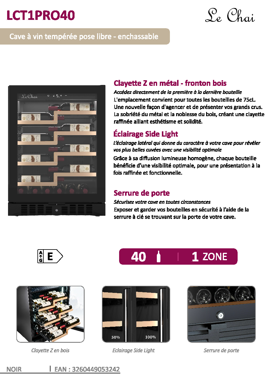 Fiche technique fournisseur