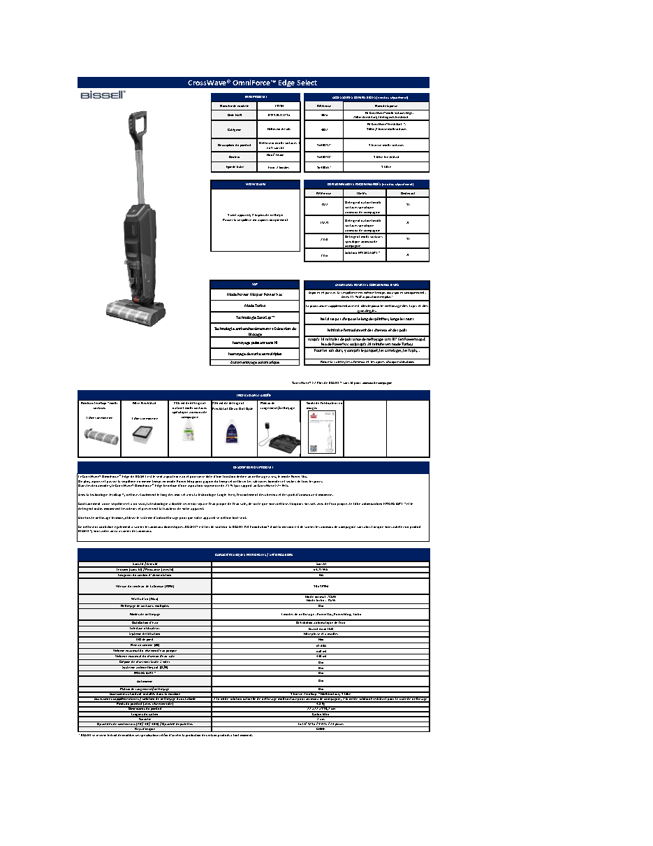 Fiche technique fournisseur