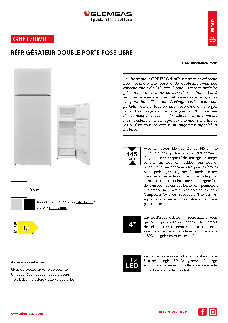 Fiche technique fournisseur