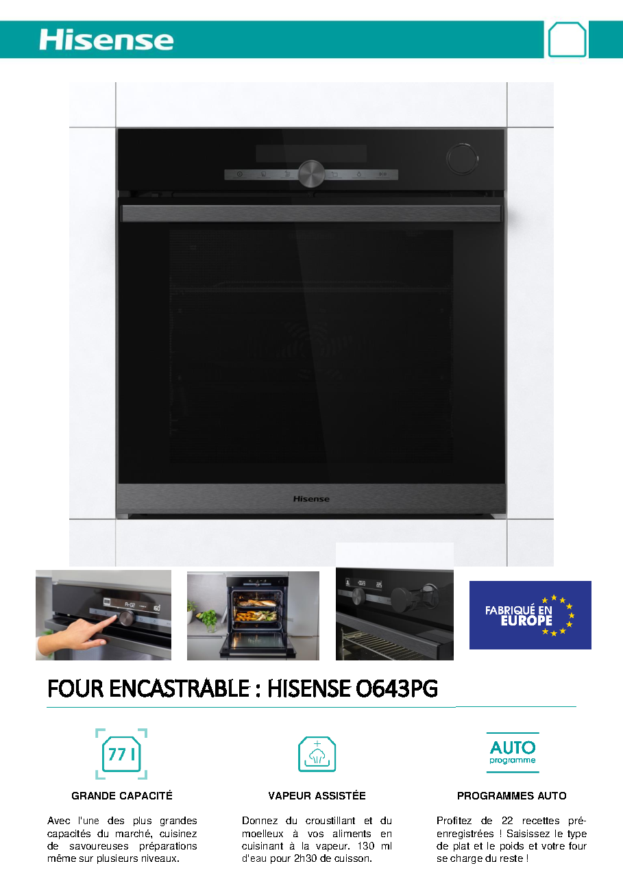 Fiche technique fournisseur