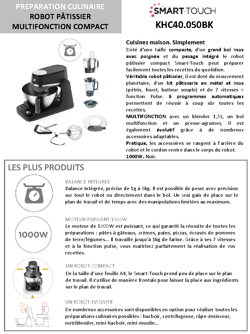 Fiche technique fournisseur