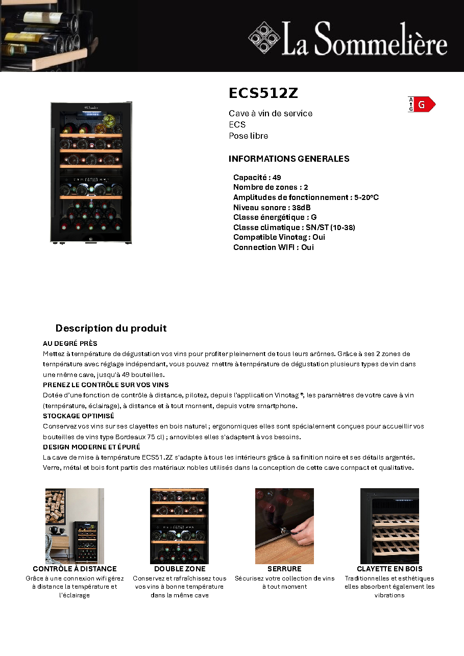 Fiche technique fournisseur