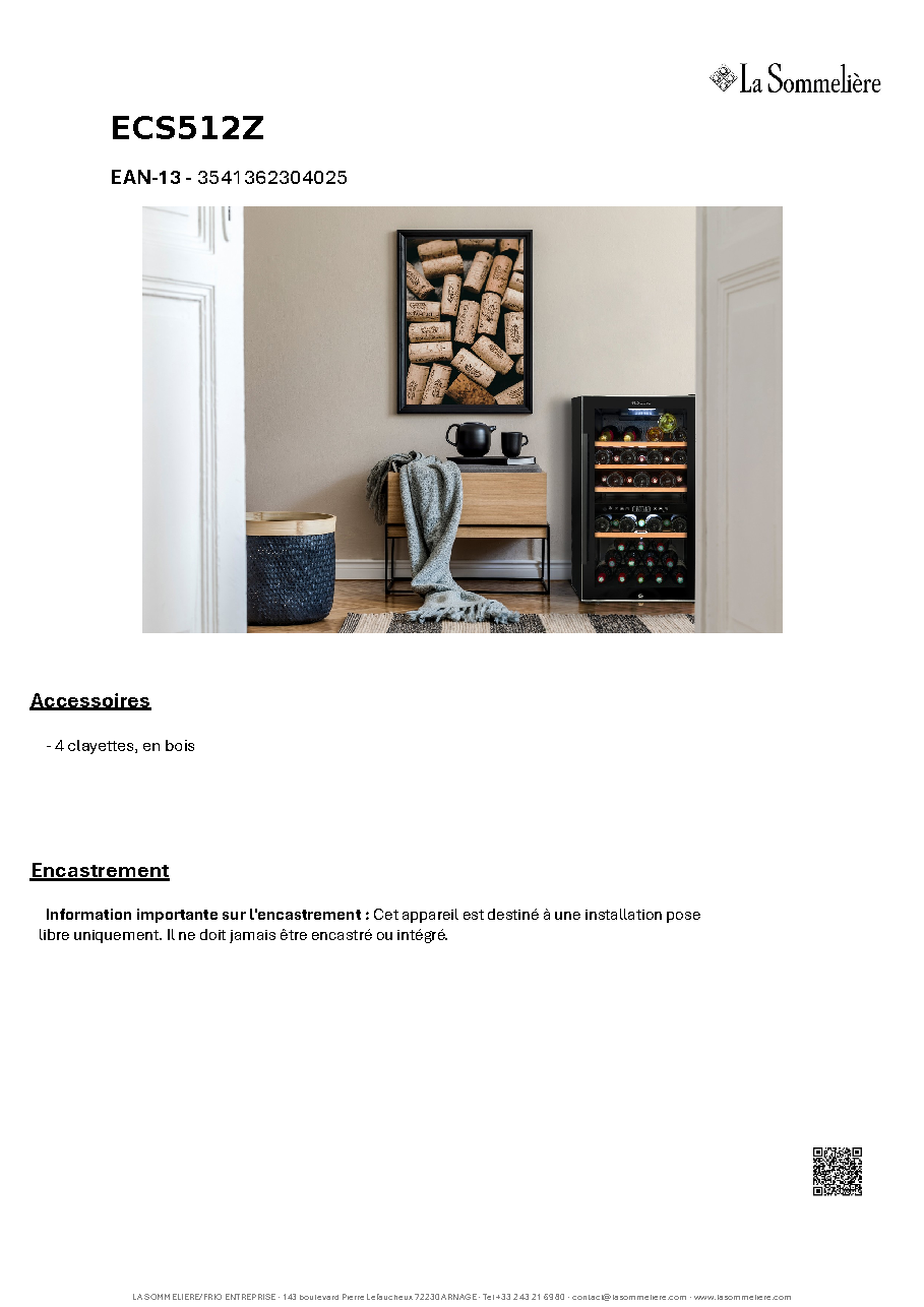 Fiche technique fournisseur