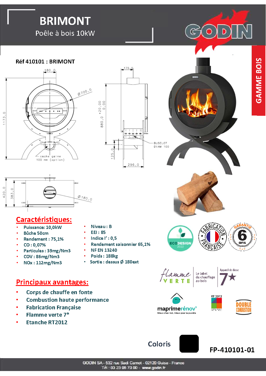 Fiche technique fournisseur
