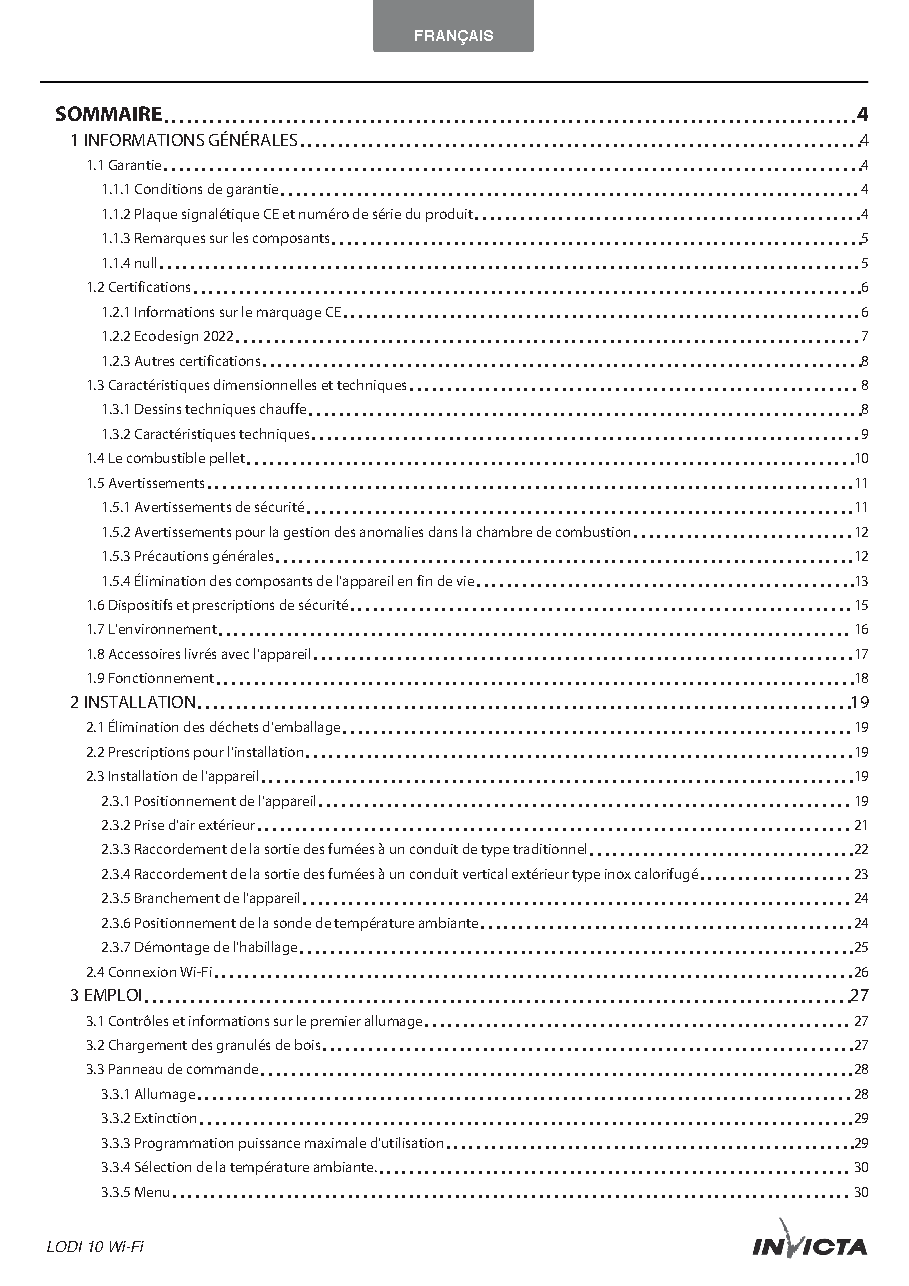 Fiche technique fournisseur