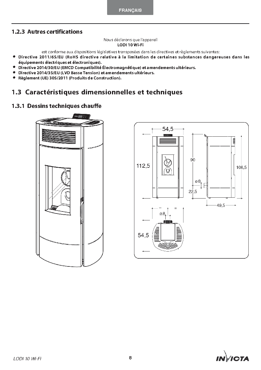 Fiche technique fournisseur